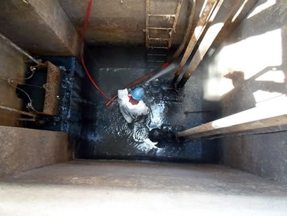 Limpeza de poço de elevador na Água Funda